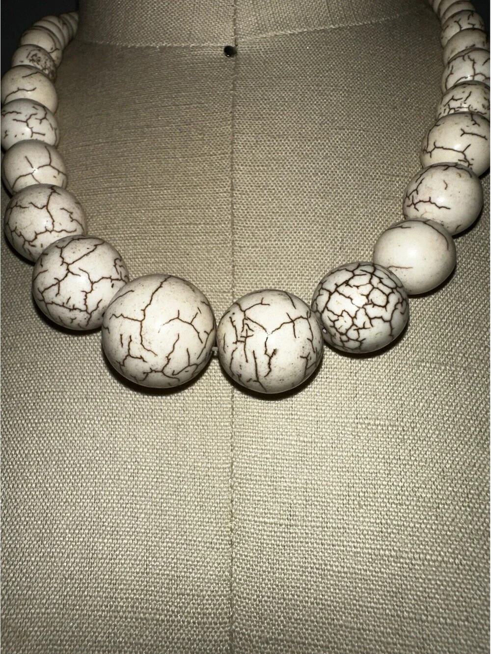 Tribal Jewelry White New Statement Necklace